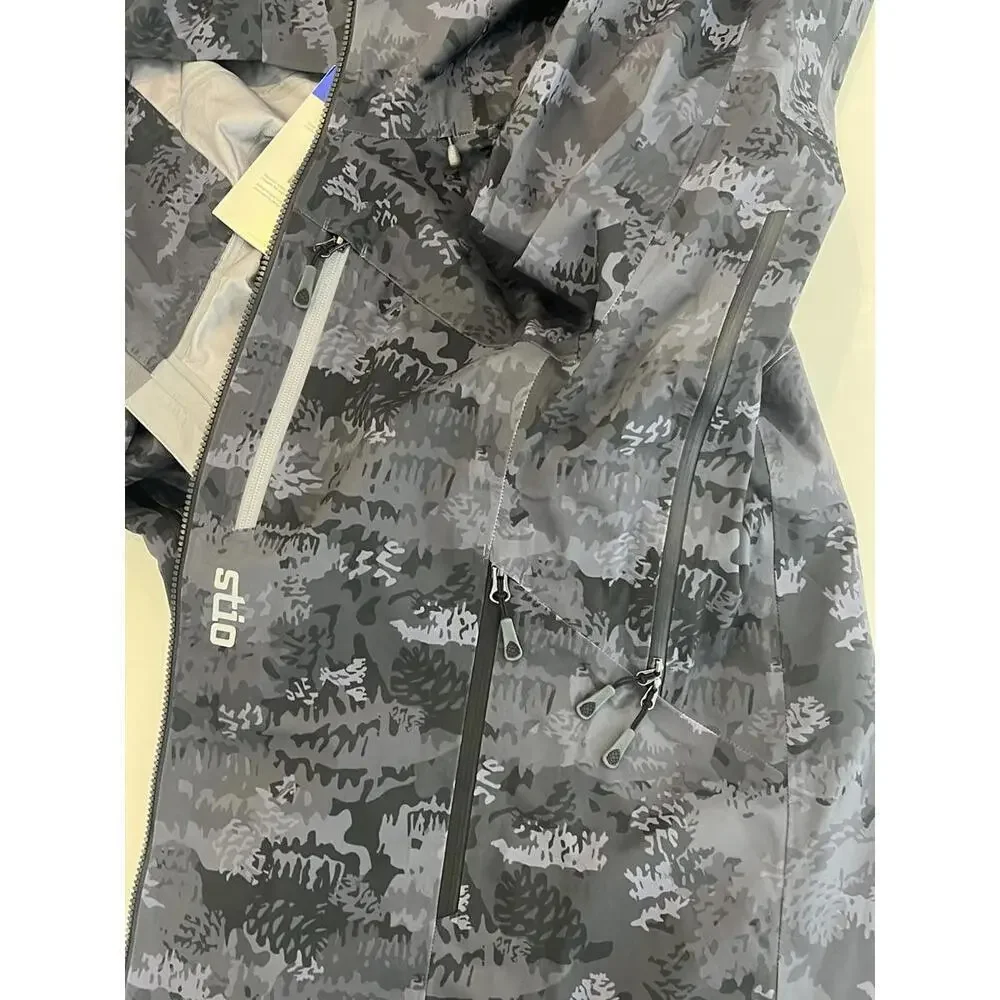 $429 Stio Environ XT Jacket Outerwear Steel Pony Whitebark Camo Men’s Size M